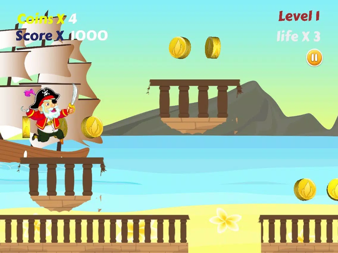 Screenshot di Crazy Pirate Runner 2D iPad 