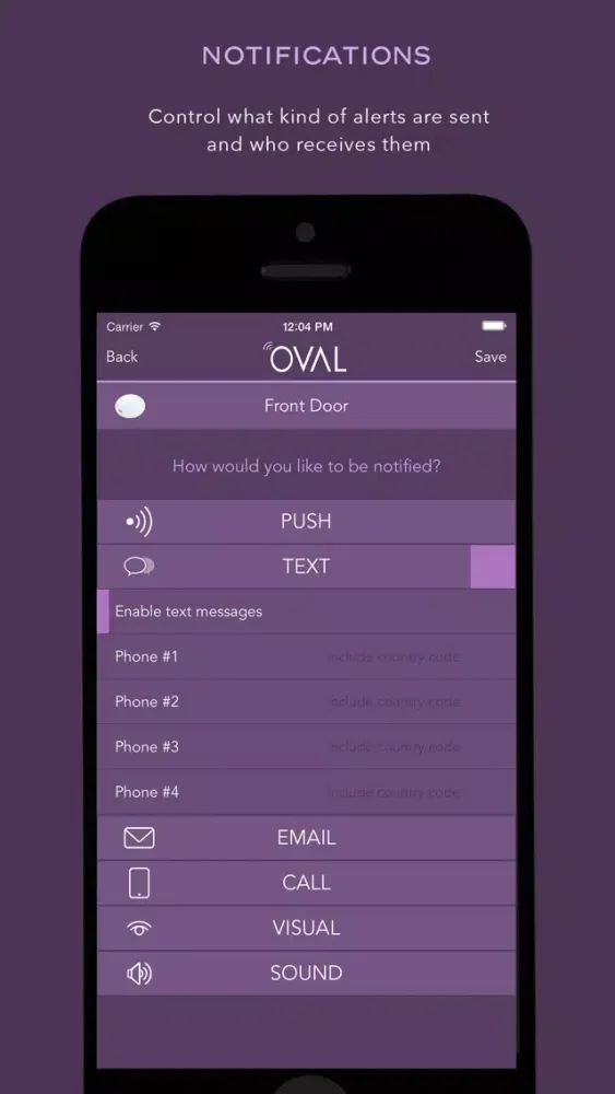OVAL Sensor Screenshots