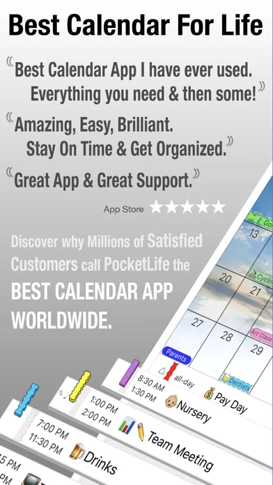 PocketLife Calendar سکرین شاٹس