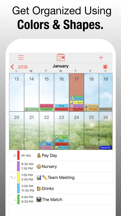 PocketLife Calendar سکرین شاٹس