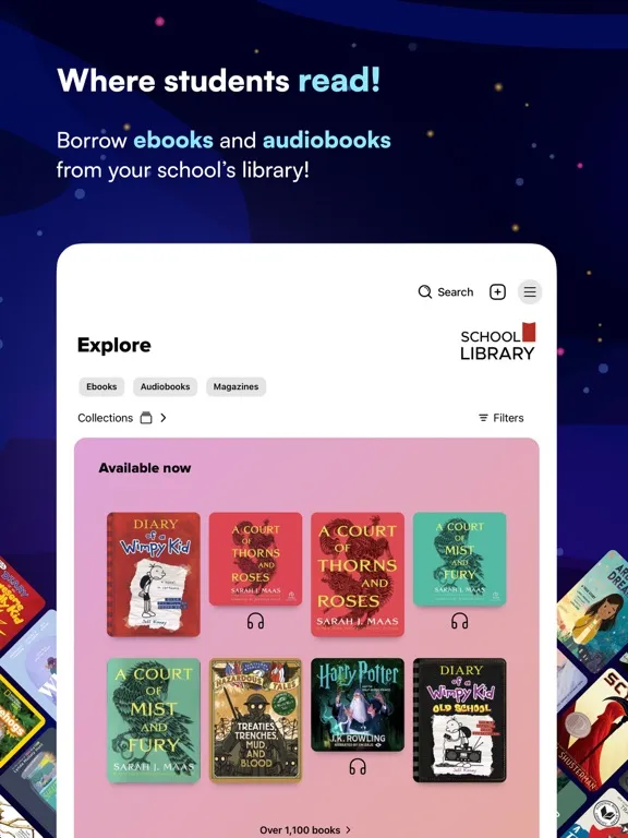 Sora, by OverDrive Education iPad  স্ক্রিনশট