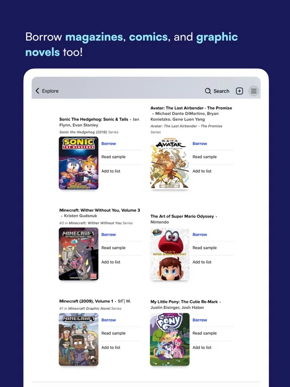 Sora, by OverDrive Education iPad  স্ক্রিনশট