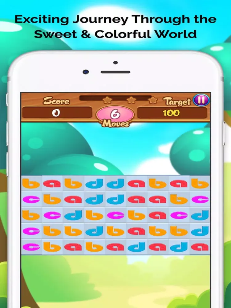 Ảnh chụp màn hình của ABCandy 2017 - Candy Alphabet iPad 