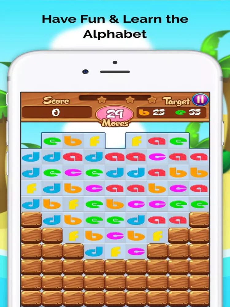 Ảnh chụp màn hình của ABCandy 2017 - Candy Alphabet iPad 