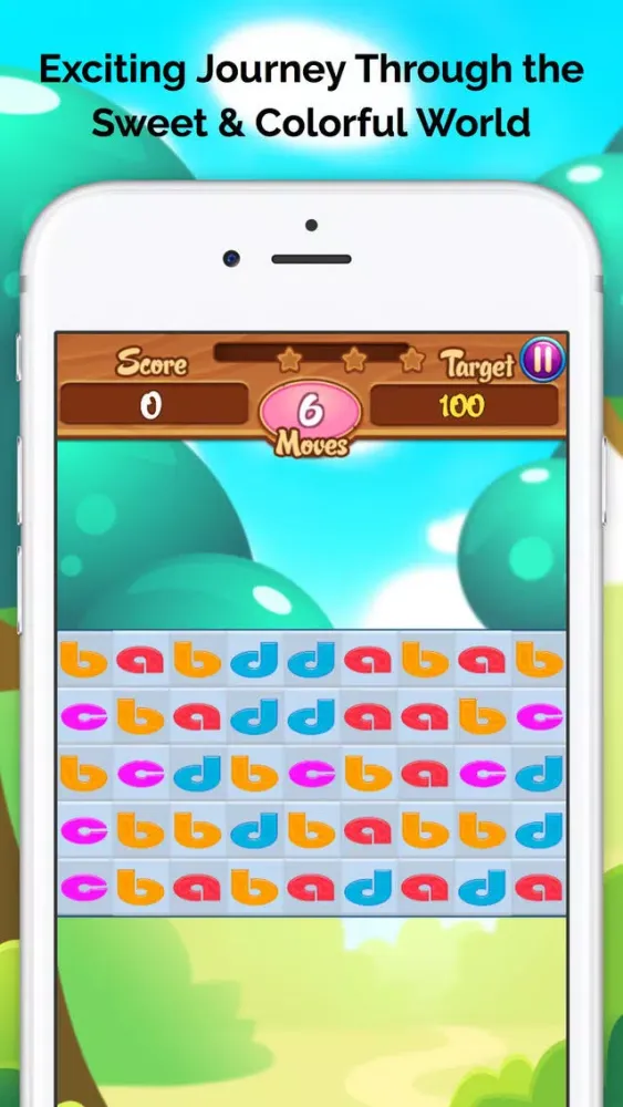 Ảnh chụp màn hình của ABCandy 2017 - Candy Alphabet