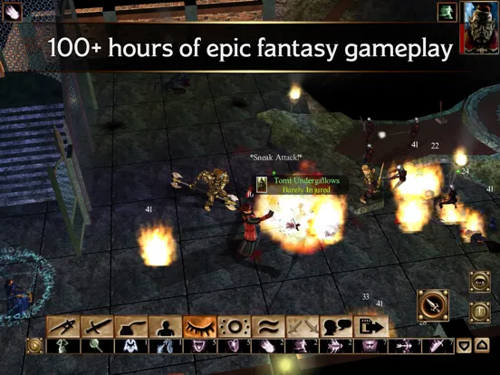 Ảnh chụp màn hình của Neverwinter Nights iPad 
