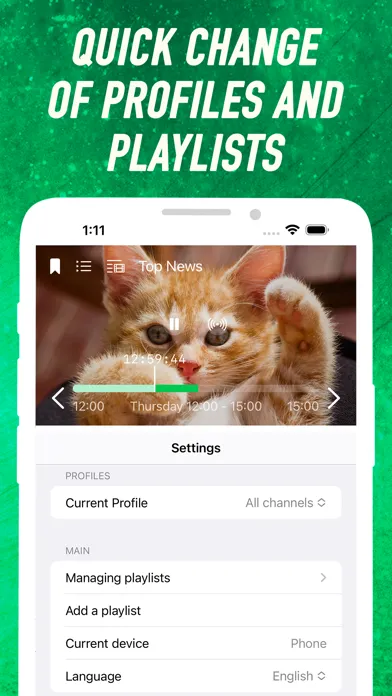 Captures d'écran de iLook ott player
