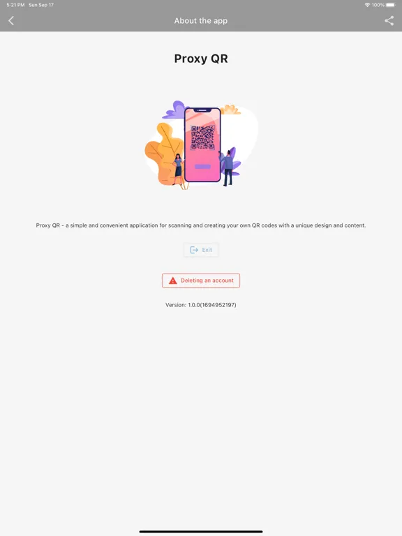 Proxy QR iPad  स्क्रीनशॉट