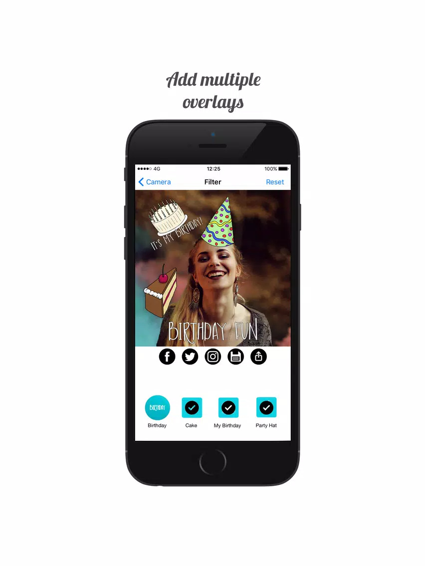 OverIt: Free Art Photo Overlays for Awesome Pics! iPad 应用截图