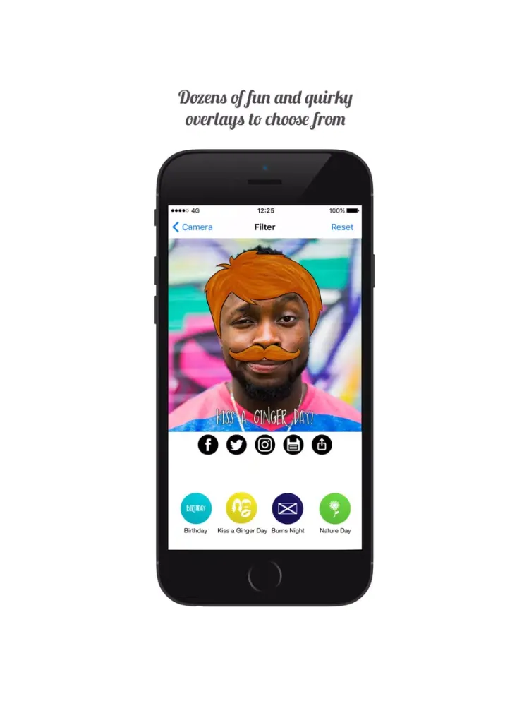 OverIt: Free Art Photo Overlays for Awesome Pics! iPad 应用截图
