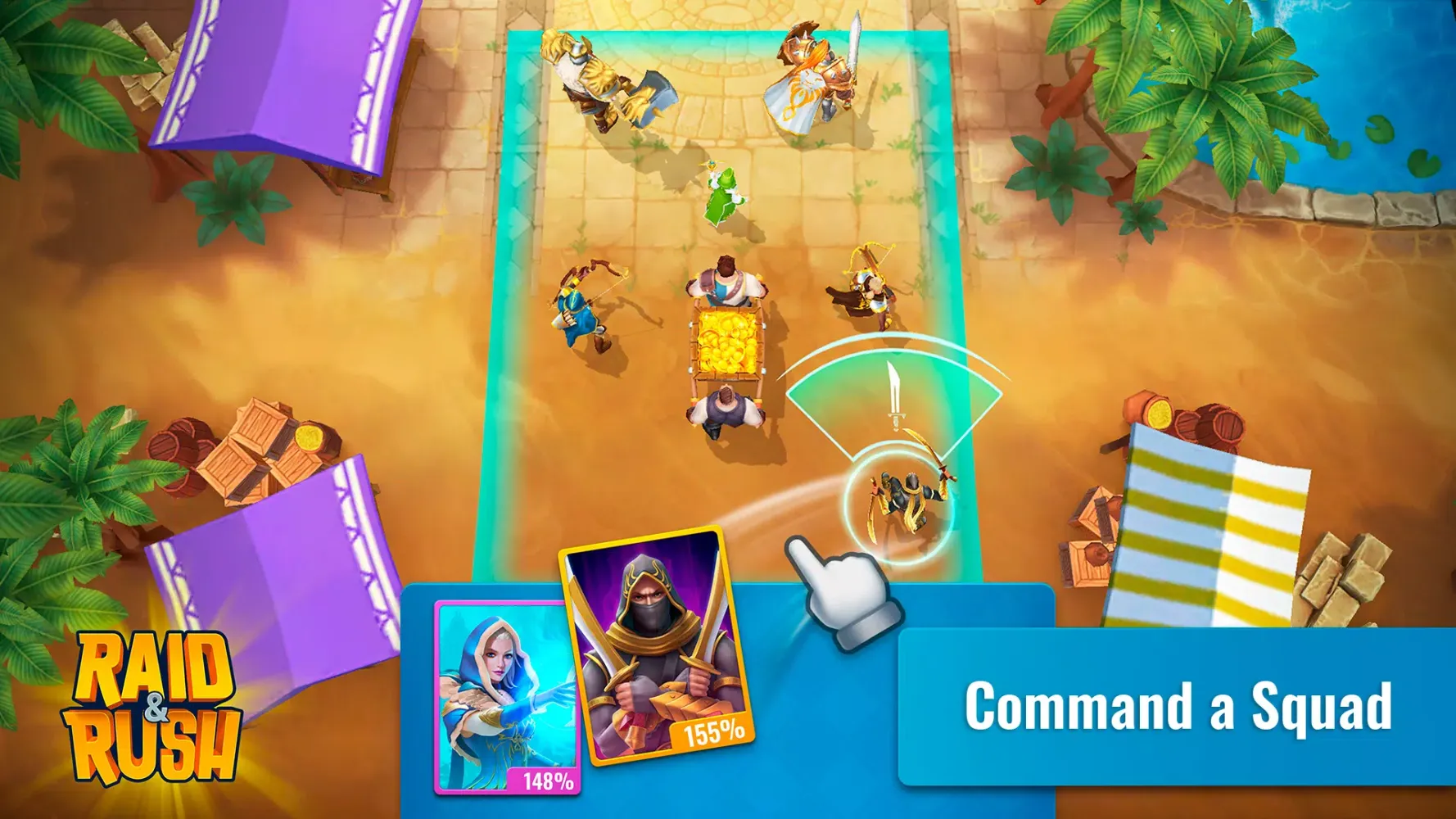 Raid & Rush - Heroes idle RPG স্ক্রিনশট