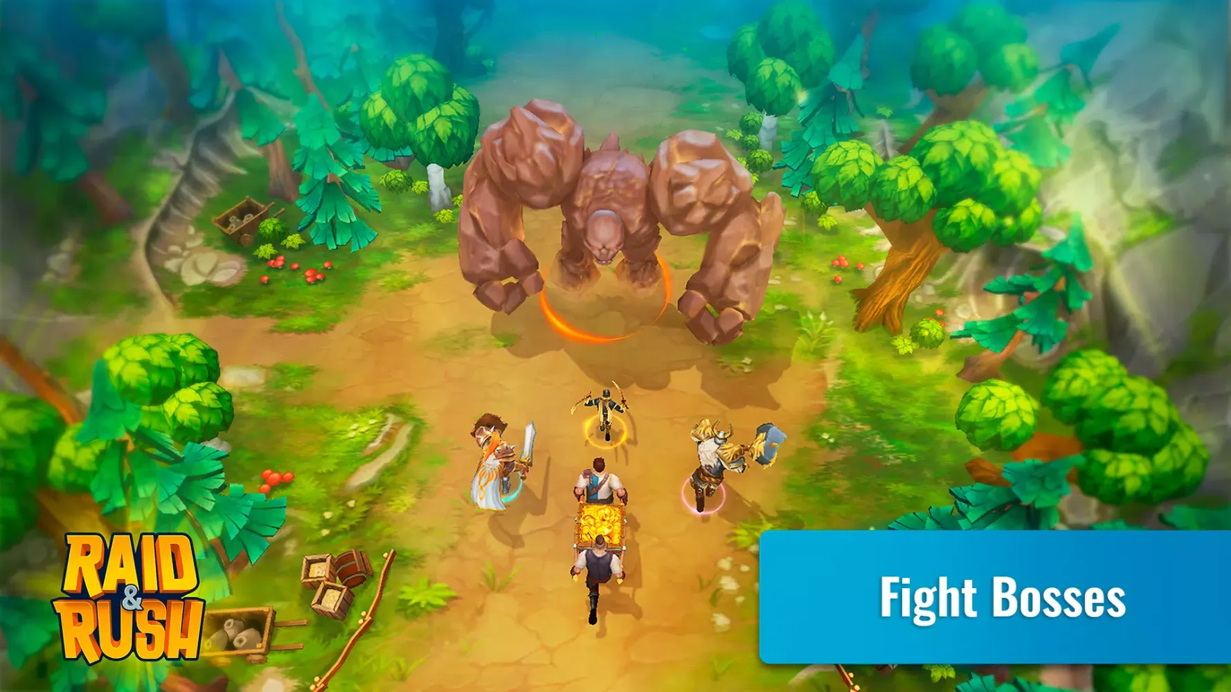 Raid & Rush - Heroes idle RPG স্ক্রিনশট