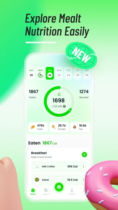 CalorieScan:AI Calorie Tracker Screenshots