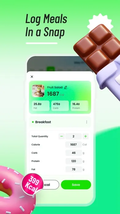 CalorieScan:AI Calorie Tracker Screenshots