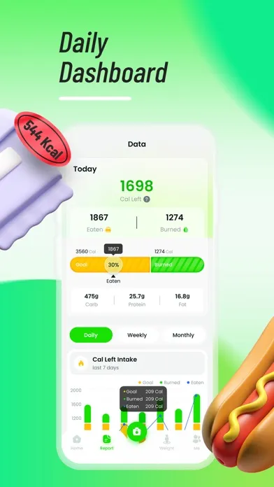 CalorieScan:AI Calorie Tracker Screenshots