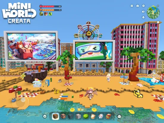 Capturas de tela do Mini World: CREATA iPad 