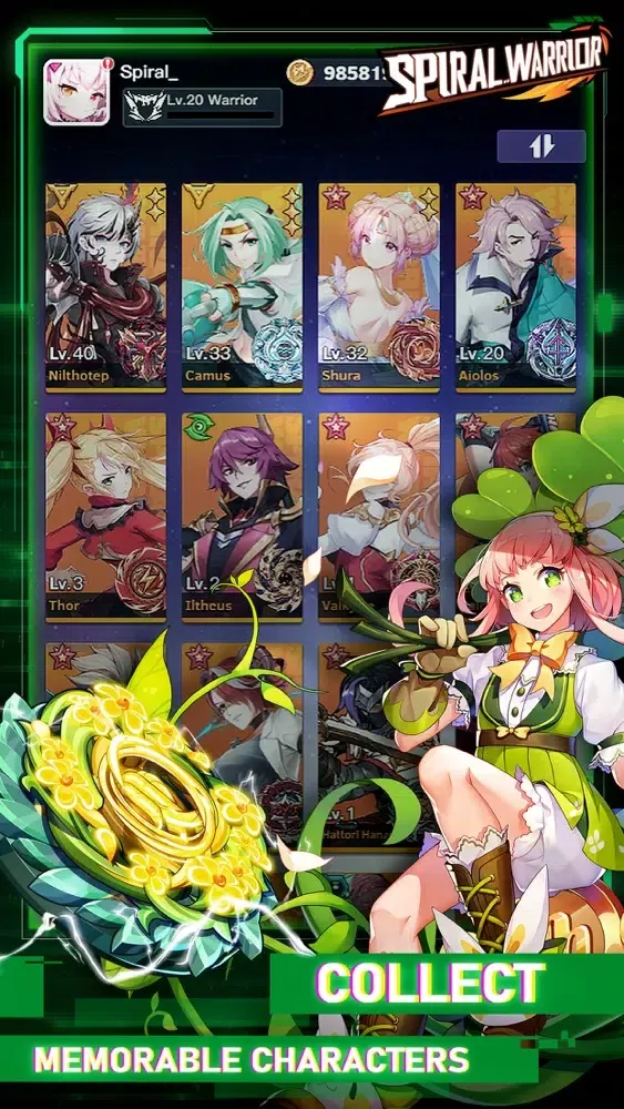Tangkapan layar Spiral Warrior