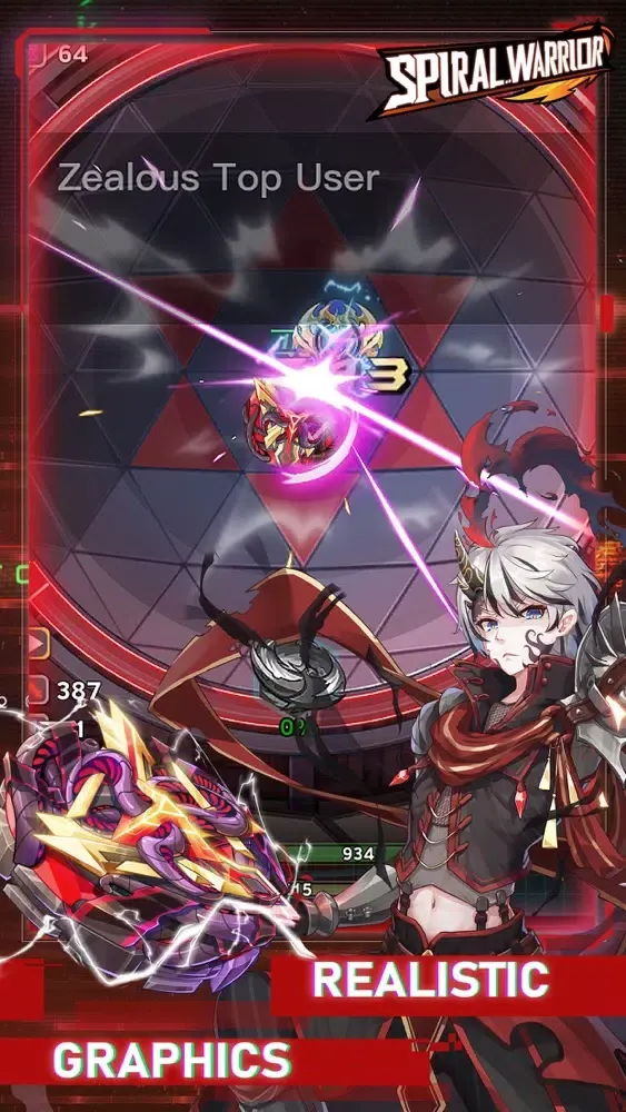 Tangkapan layar Spiral Warrior