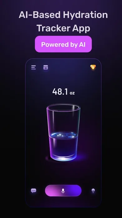 AI Water- Smart Water Tracker سکرین شاٹس