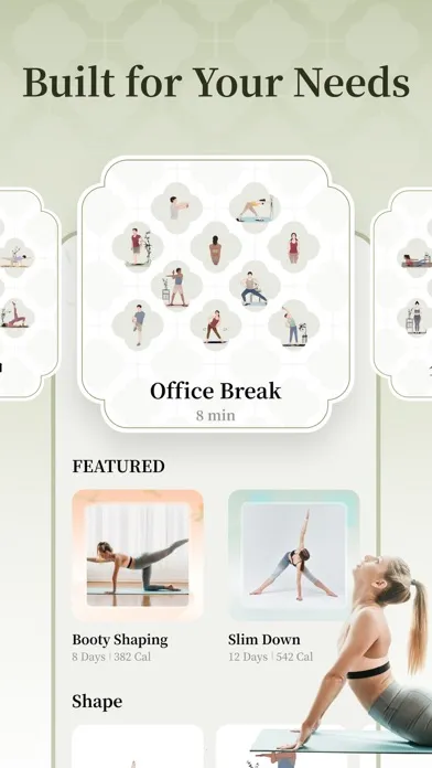 Captures d'écran de StretchOut: Yoga&Home Workout
