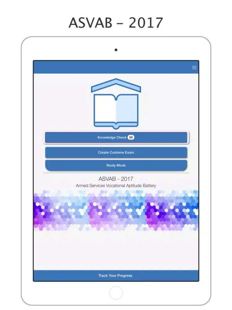 Zrzuty ekranu ASVAB 2017, Practice Exam iPad 