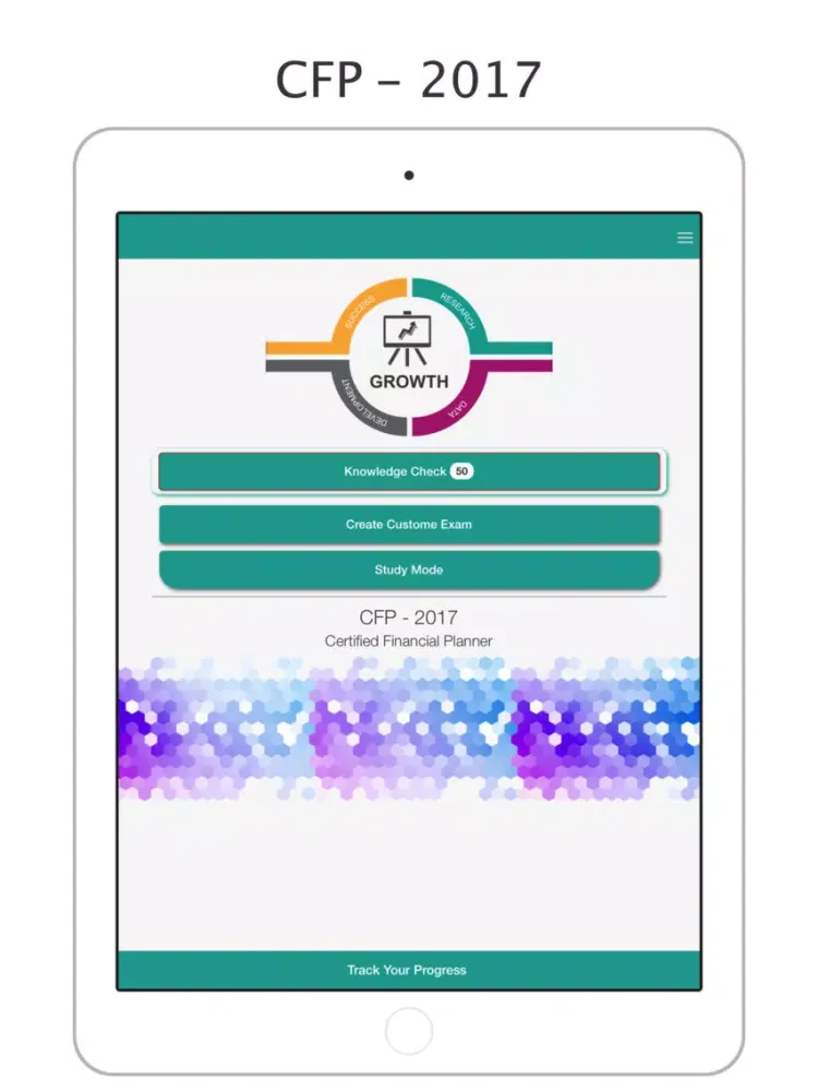 Zrzuty ekranu CFP: Certified Financial Planner - 2017 iPad 