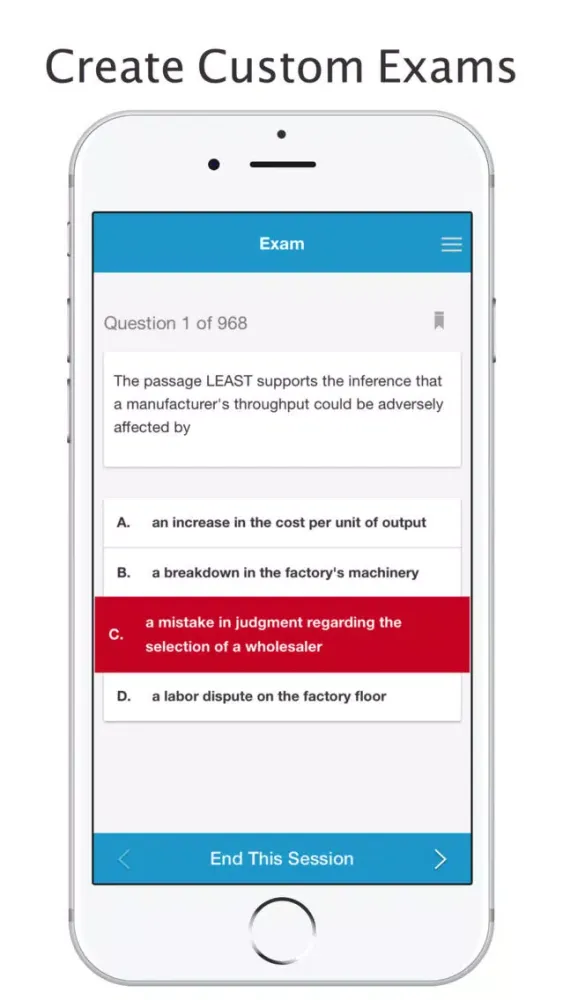 GMAT 2017 - Practice Exam Screenshots