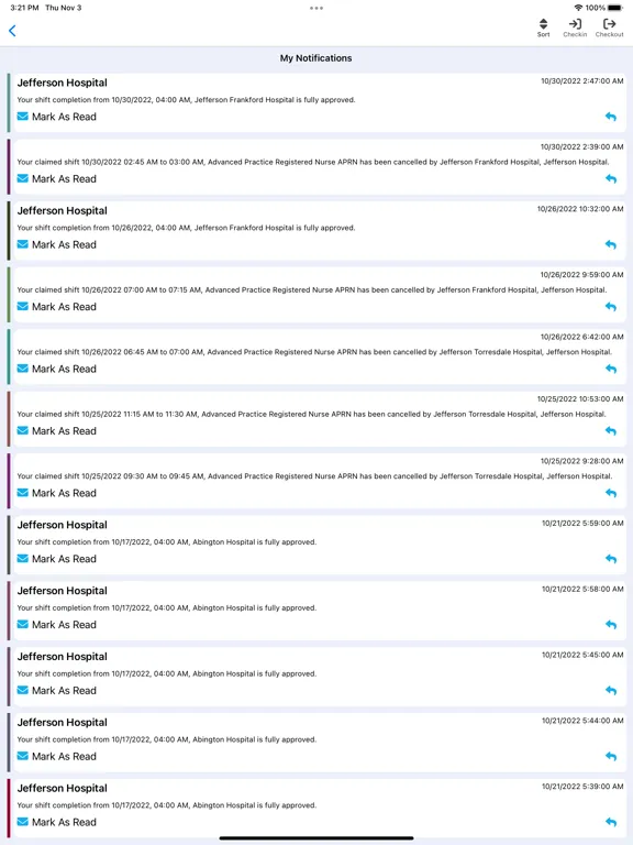 Overture Employer iPad  স্ক্রিনশট