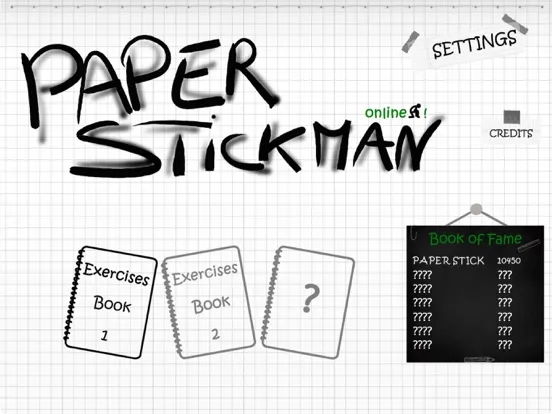 Capturas de tela do Paper StickMan iPad 