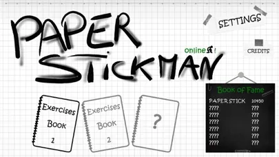 Capturas de tela do Paper StickMan