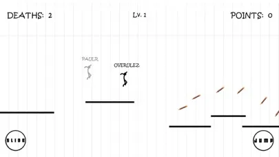 Capturas de tela do Paper StickMan