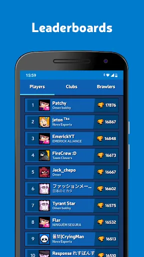 Tangkapan layar Brawl Stats for Brawl Stars