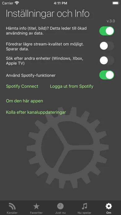 Svensk radio app應用截圖