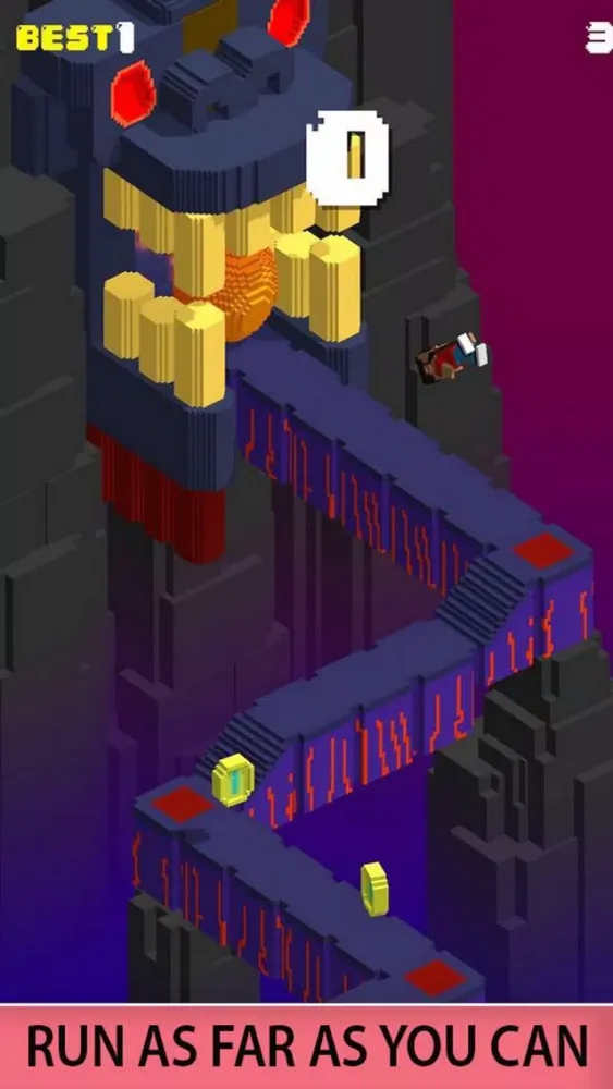 Blocky Temple: Endless Run سکرین شاٹس