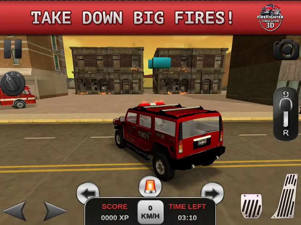 Captures d'écran de Firefighter Simulator 3D iPad 