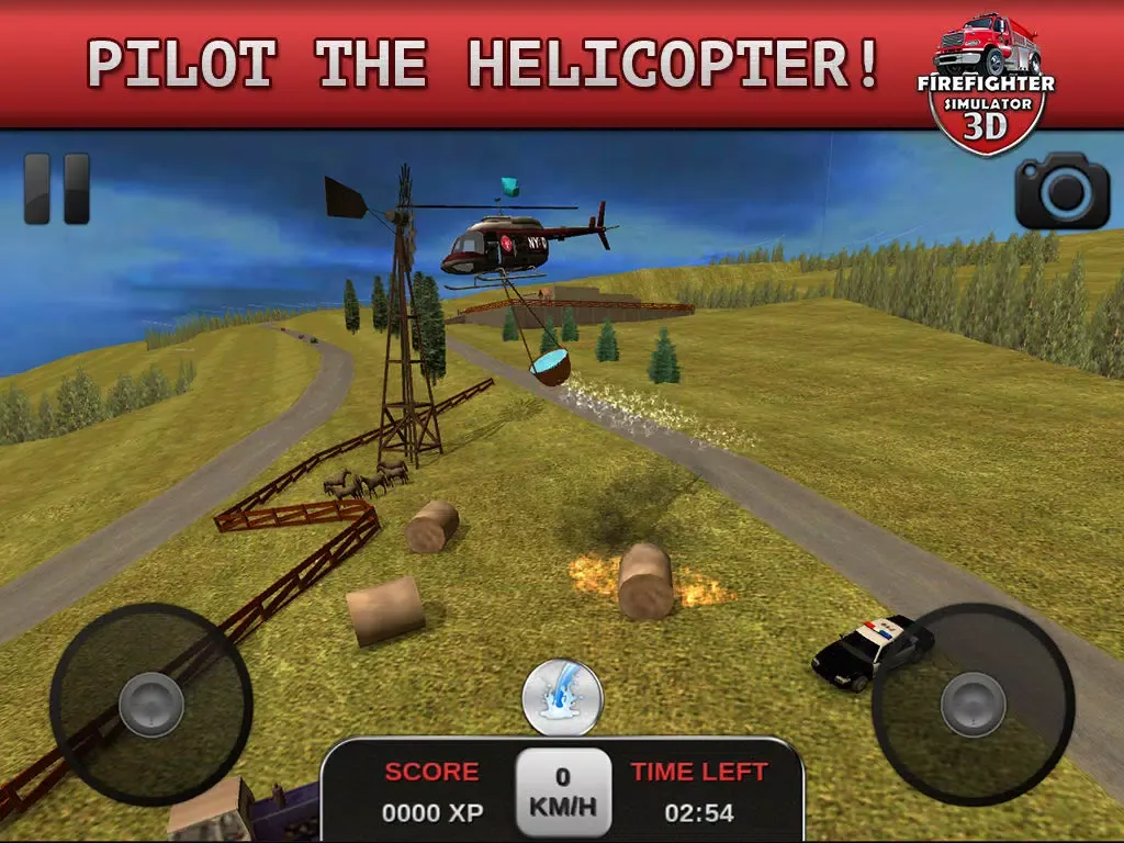 Captures d'écran de Firefighter Simulator 3D iPad 
