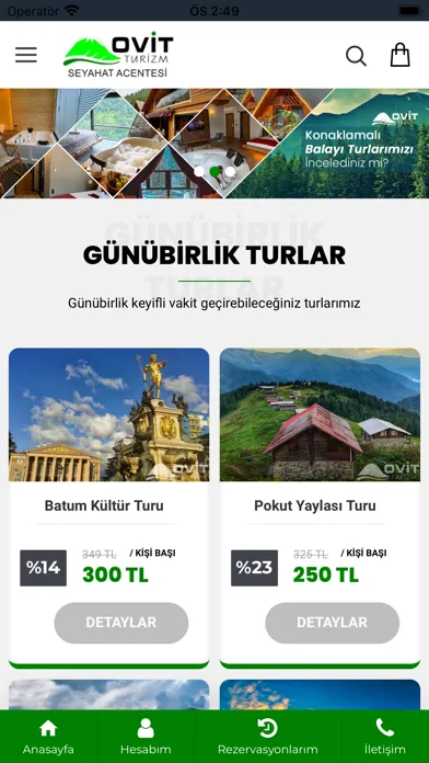 Zrzuty ekranu Ovit Turizm