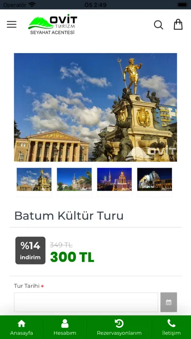 Zrzuty ekranu Ovit Turizm