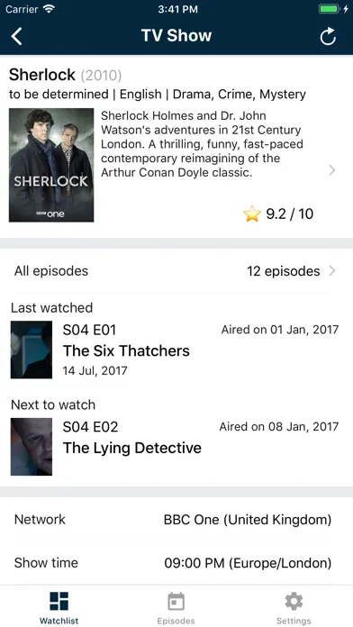 صور TV Tracker - TV Show Tracker