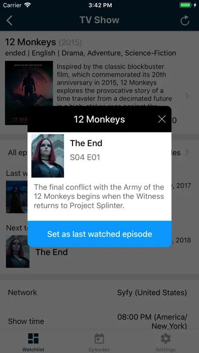 صور TV Tracker - TV Show Tracker