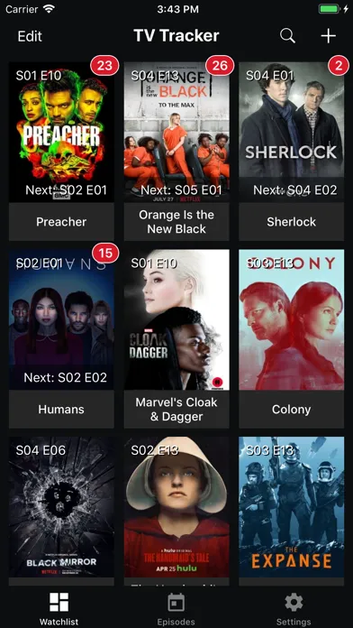 صور TV Tracker - TV Show Tracker