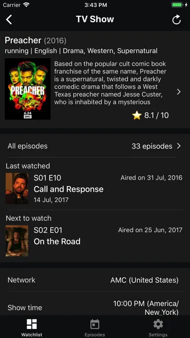 صور TV Tracker - TV Show Tracker
