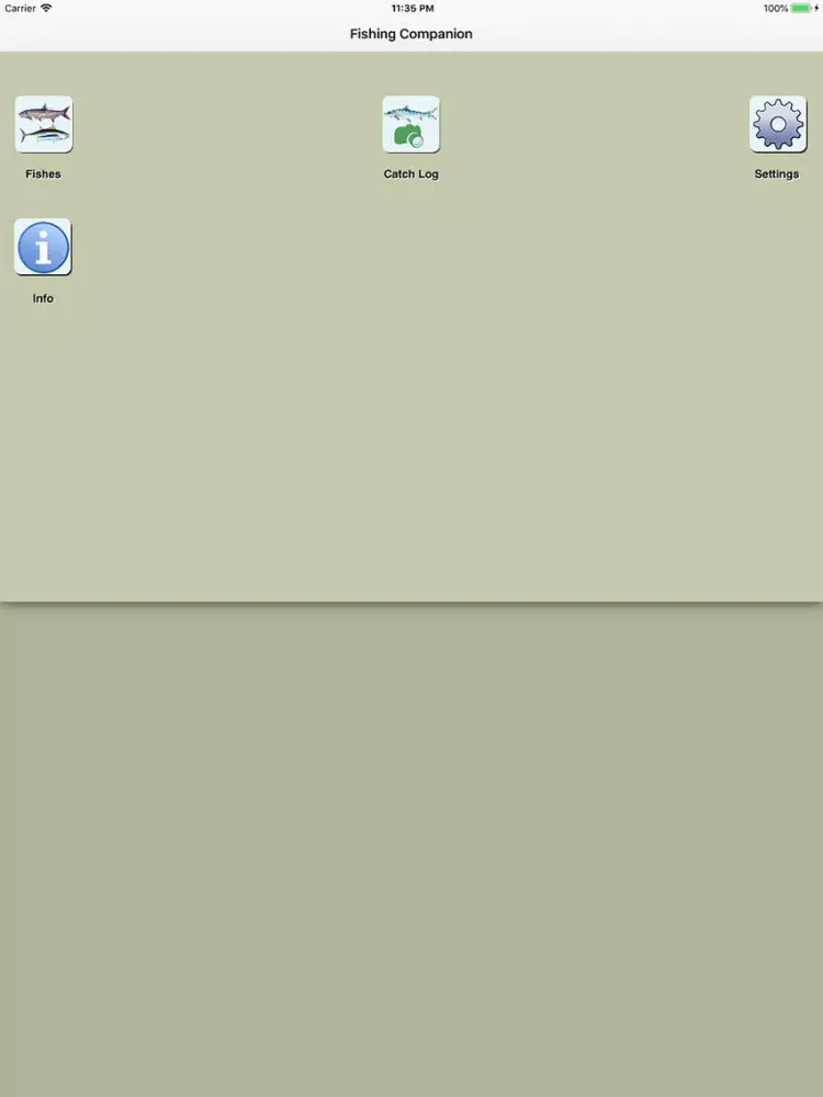 Capturas de tela do GA Saltwater Fishing Companion iPad 