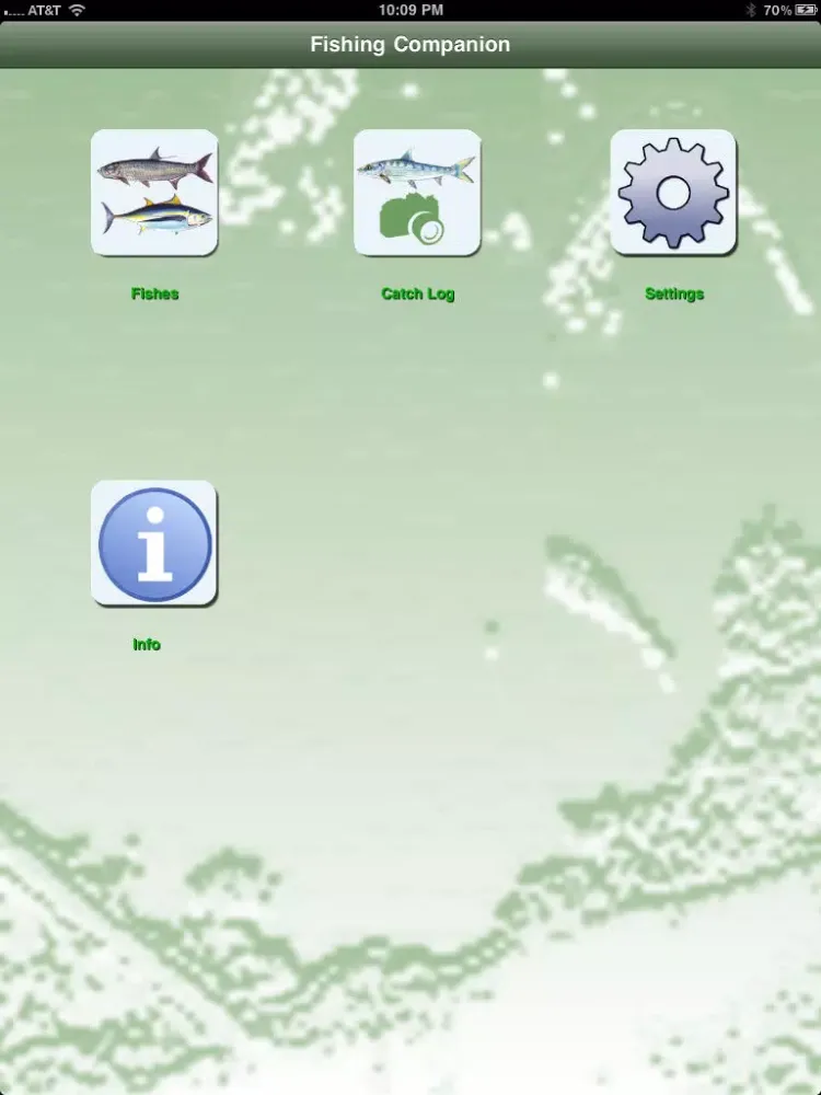 Gulf Saltwater Fishing Companion iPad 應用截圖
