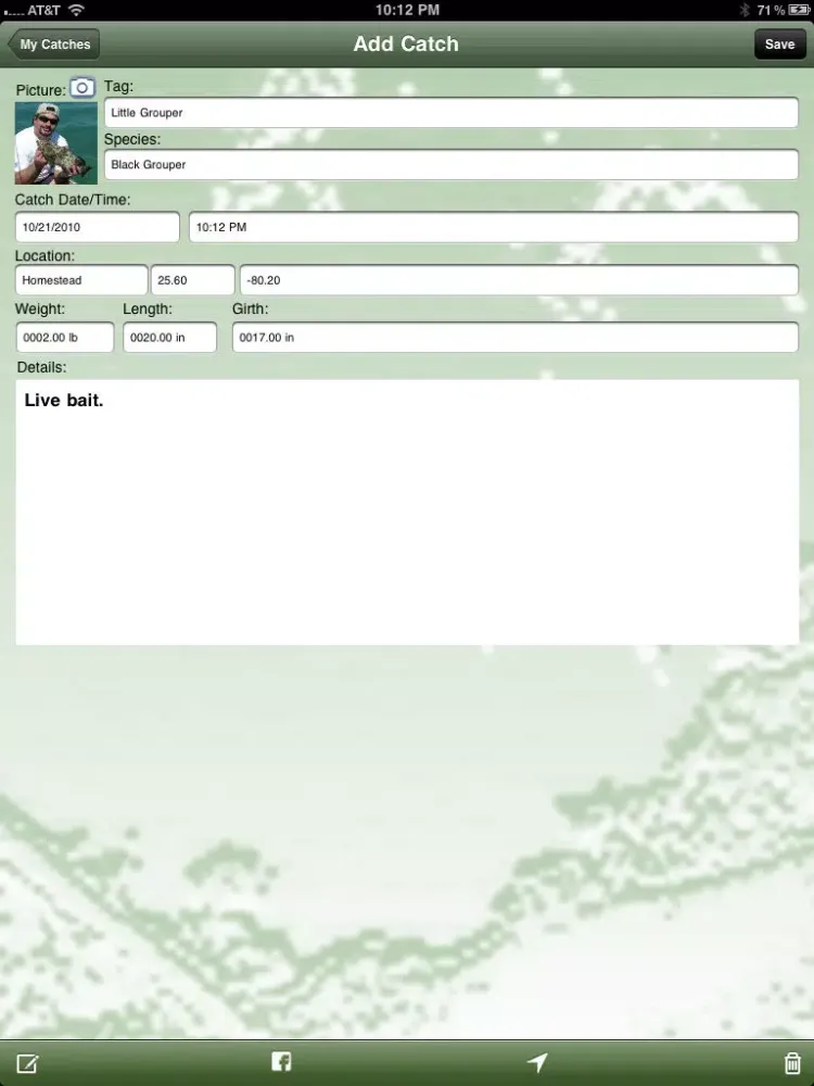 Gulf Saltwater Fishing Companion iPad 應用截圖