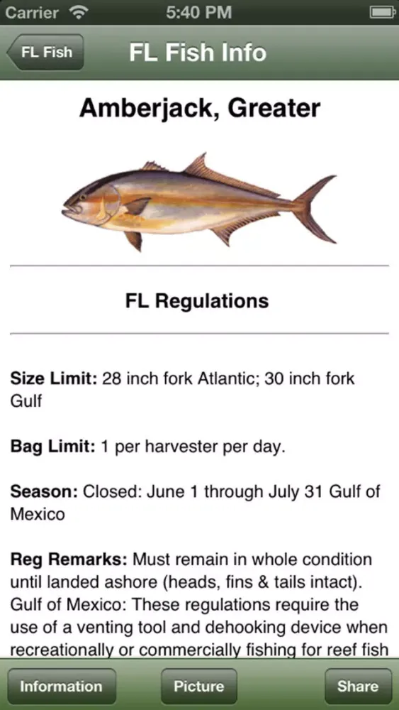 Gulf Saltwater Fishing Companion應用截圖