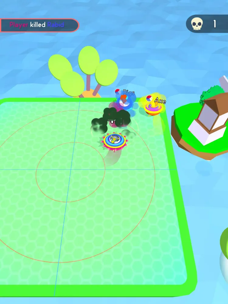 Capturas de tela do Spinner King.io - Blade Battle