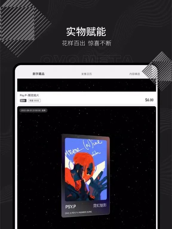 ภาพหน้าจอของ OVO META iPad 