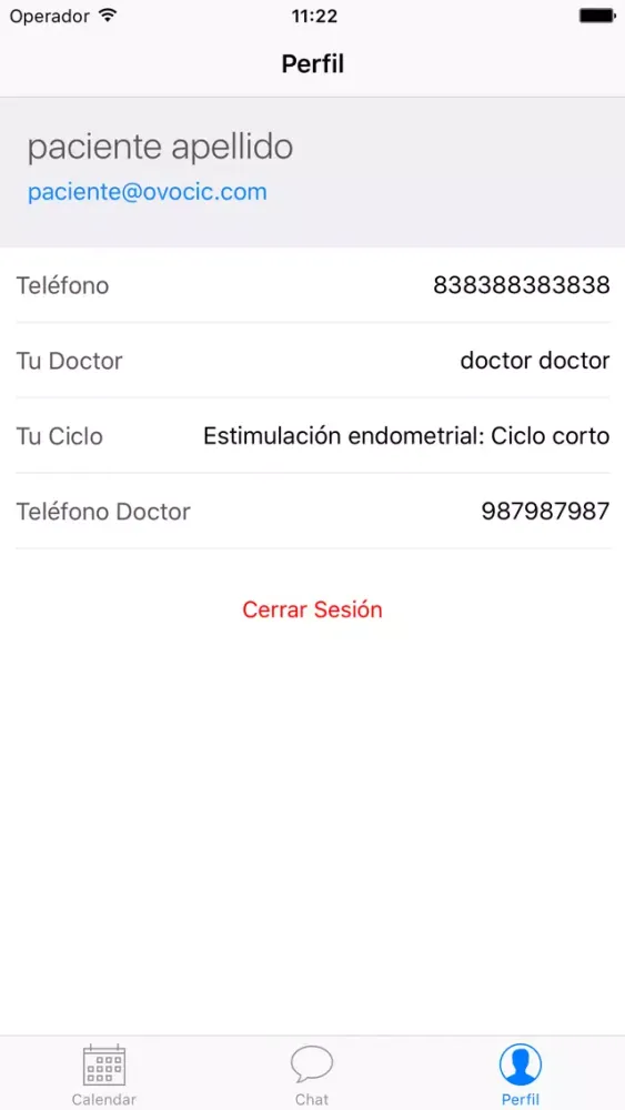 Ovocic - The app that renews fertility treatments.应用截图