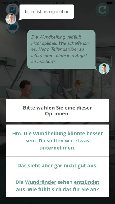 Скриншоты Ein Tag Deutsch in der Pflege